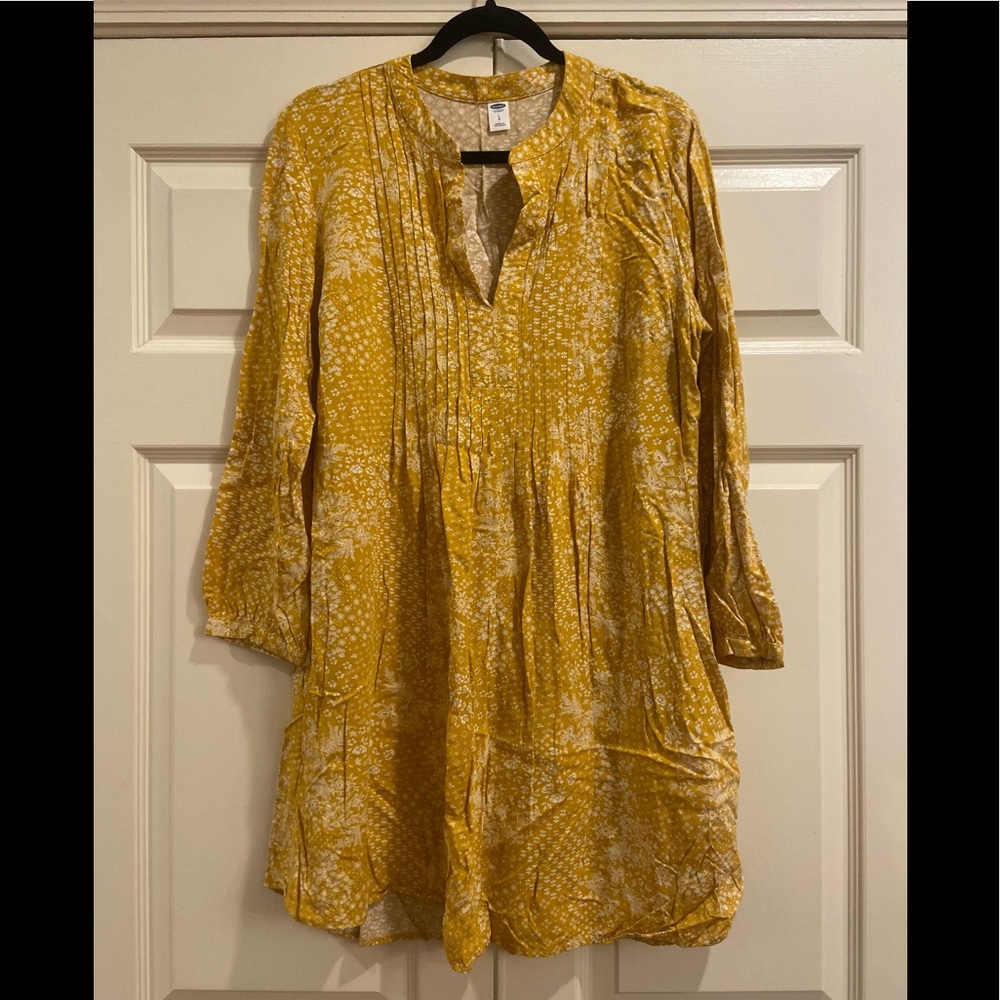 Old Navy Smocked bodice Dress sz L